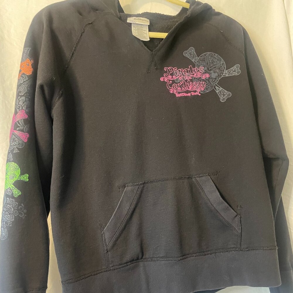 Womens Disney Black Pirates of the Caribean Themed Sweatshirt
